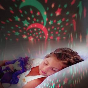 img 3 attached to Kids Star Projector Night Light, Rotating Starry Nightlights Lamp for Kid's Room - Gifts for 3-12 Year Old Girls & Boys - Toys for Ages 3 4 5-12 - Birthday, Xmas & Christmas Stocking Stuffers - Purple