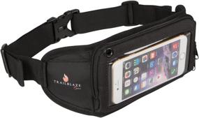 img 4 attached to Trailblaze Gear Running Belt: Ideal for Exercise & Travel, Fits Iphone 6/6 Plus and Android Smartphones - Touch Screen Compatible! Get a Free 100 Running Tips Ebook!