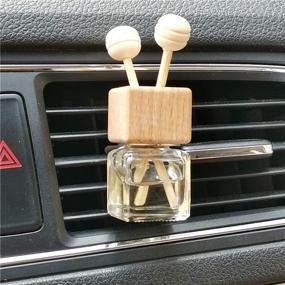 img 4 attached to 🚗 Empty Essential Oil Diffuser Bottle for Car Air Freshener - 4 Pack - Vent Clip Auto Perfume Diffuser Bottle - Aromatherapy Fragrance Ornament Decor