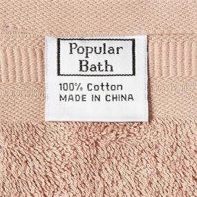 img 2 attached to 🛁 Sinatra Blush Popular Bath Towel Set