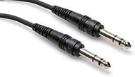 🎧 hosa css-110 1/4" trs to 1/4" trs balanced interconnect cable - 10ft length logo