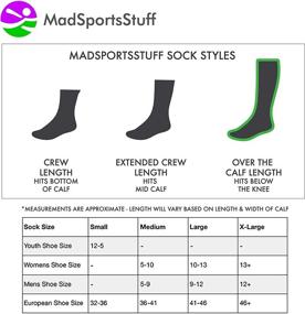 img 1 attached to 🧦 Безумные королевские белые носки MadSportsStuff