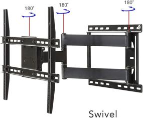 img 1 attached to 📺 Atlantic Full Motion TV Wall Mount - Articulating Mount for 37-64 inch Flat Screen TVs (Model PN63607068): Ultimate TV Viewing Experience!