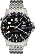 xezo air commando d45-r: швейцарские автоматические gmt-часы с водонепроницаемостью 300 м, функциями для дайвинга и пилотажа и 3 часовыми поясами логотип