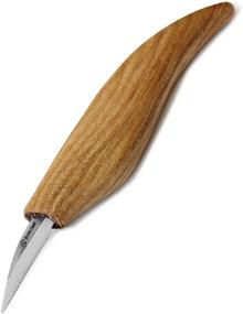img 4 attached to 🪵 Нож для деревообработки BeaverCraft C15 1.5" - идеальный нож для высокоточной резьбы по дереву - нож для чипборда и набор для начинающих и детей.