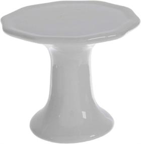 img 1 attached to Individual Ceramic Cupcake Stand White