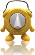 ⏲️ yellow kitchen timer for baking, cooking, teaching, potty training, and egg preparation - cute 60-minute twist timer with ring alert - battery-free option logo