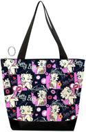 betty boop polyester shopping purse logo