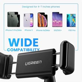 img 2 attached to UGREEN Car Mount Cell Phone Dashboard Clip Holder - iPhone 13 12 11 Pro Max, Samsung Galaxy S10 S9 S8, Google Pixel 3 2 XL & More