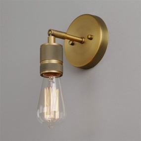 img 2 attached to 💡 Set of Two Phansthy 1-Light Sconce Lights with Antique Brass Finish for Bedroom Hallway Bathroom Living Room