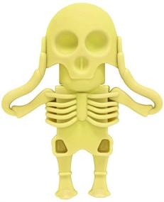 img 3 attached to 🔆 Yellow Cartoon Skeleton USB Flash Drive - 64GB Memory Stick, BorlterClamp Cool Thumb Drive Pen Drive - Perfect Gifts