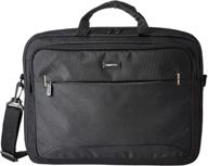 black laptop case bag, 17.3-inch, amazon basics, fits dell, hp, asus, lenovo, macbook pro & more (1-pack) logo
