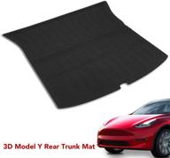 🚀 enhanced basenor tesla model y all-protection waterproof 3d cargo liner for 2020 tesla model y rear trunk - high-quality accessories logo