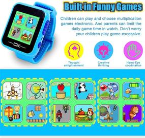 img 2 attached to 🎁 Boys Kids Toddler Smart Watch Toy - Pussan Kids Smartwatch for 3-10 Year Old Boys with Multi-Function Game, Camera - Ideal Christmas & Birthday Gifts for Kids Children Ages 3, 4, 5, 6, 7