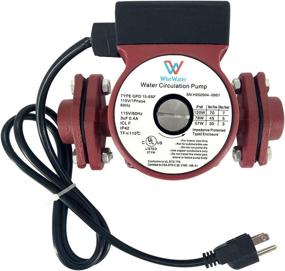 img 4 attached to AB WiseWater Hot Water Circulation Pump for Hydronic Radiant Floor Heating, 3-Speed Switchable Internal Threaded Flanges, Ideal for Water Heater Systems