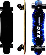 🛹 31-inch kids longboard skateboard with 7 layers pro complete carving cruiser for beginner logo