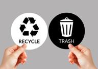 ♻️ transform your trash: discover vbap corp recycle trash sticker! logo