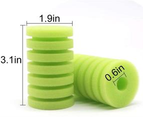 img 3 attached to 🐠 UPETTOOLS Biochemical Sponge Filter for Aquarium, Ultra Quiet Air Pump with Single Head, Bio Sponge Foam Fish Tank Filter