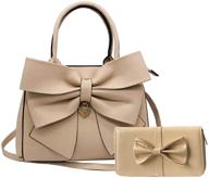 rullar handbag bow knot top handle crossbody women's handbags & wallets logo