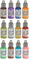 🎨 tim holtz distress oxide reinkers bundle - complete set of 12 vibrant colors logo