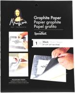 🖼️ enhance your artwork with speedball mona lisa 18-inch-by-24-inch jumbo graphite paper in black logo