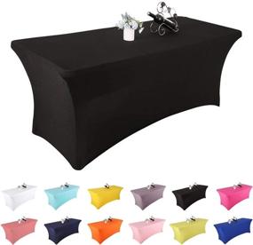 img 4 attached to Trade Show and Wedding Tablecloth: Yetomey Rectangular Tablecloth