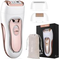 🔌 ultimate 3-in-1 epilator for women: hair removal, shaving, and callus removal - electric tweezers for legs, bikini, lips, arms - perfect hair remover logo