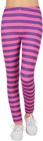 img 4 attached to 👧 HDE Girls Leggings - Trendy Designs for Girls' Clothing, Perfect Length