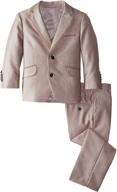 👔 isaac michael little boys' 3 piece slim fit suit logo