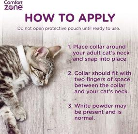 img 1 attached to Comfort Zone Cat Calming Pheromone 🐱 Collar: Promote Cat Serenity, Happiness, and Behavior Improvement