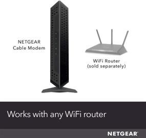 img 3 attached to 💨 NETGEAR CM600 Cable Modem: Xfinity, Spectrum, Cox Compatible, Up to 400 Mbps Speeds, DOCSIS 3.0, 24x8 Channel Bonding