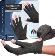 💪 relieve arthritis pain with dr. frederick's original compression gloves for women & men - large size логотип