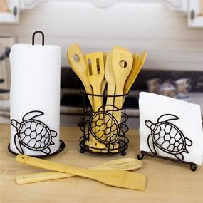 img 2 attached to 🐢 Boston Warehouse Turtle Utensil Holder: A Charming Organizer for Your Kitchen Tools!