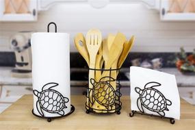 img 1 attached to 🐢 Boston Warehouse Turtle Utensil Holder: A Charming Organizer for Your Kitchen Tools!