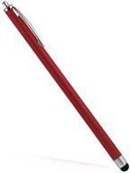 🖊️ boxwave stylus pen for barnes & noble nook tablet 7" - slimline capacitive stylus, slim barrel, rubber tip - crimson red logo