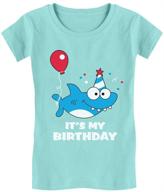 🦈 adorable birthday girl shark shirt: funny gift for little girls - infant fitted t-shirt logo