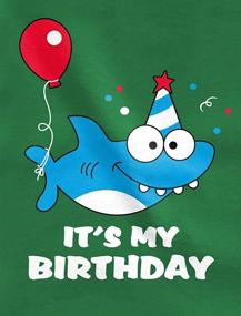 img 3 attached to 🦈 Adorable Birthday Girl Shark Shirt: Funny Gift for Little Girls - Infant Fitted T-Shirt