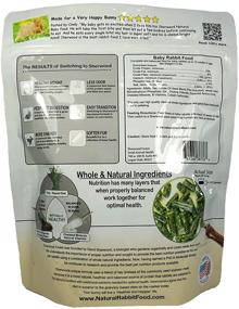 img 2 attached to 🐇 Organic Baby Rabbit Food, 4.5 lb. - No Soy, Corn, or Wheat - Recommended by Veterinarians