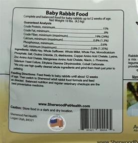 img 1 attached to 🐇 Organic Baby Rabbit Food, 4.5 lb. - No Soy, Corn, or Wheat - Recommended by Veterinarians