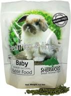 🐇 organic baby rabbit food, 4.5 lb. - no soy, corn, or wheat - recommended by veterinarians logo