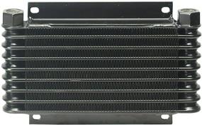 img 1 attached to 🚘 Black Derale 13612 Series 9000 Plate and Fin Transmission Oil Cooler