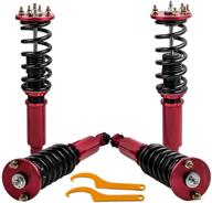 🚗 high-performance coilovers strut for honda accord 1998-2002, acura cl 2001-2003, acura tl 1999-2003 - enhanced suspension coil spring lowering shock absorber logo