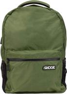 🎒 the classic ridge ripstop travel backpack: lightweight, durable, and olive logo