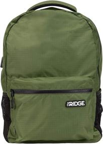 img 4 attached to 🎒 The Classic Ridge Ripstop Travel Backpack: Lightweight, Durable, and Olive