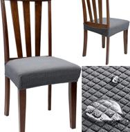 🪑 waterproof chair seat covers – protect your chairs with soft stretch slipcovers! logo