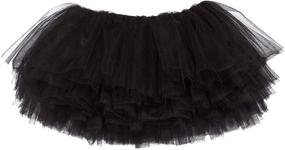 img 4 attached to Моя Лелло юбка на коротких балетных тюлях с 10 слоями для девочек (от 4 до 10 лет): очарователая одежда для танцев девочек!