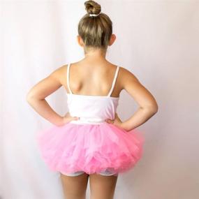 img 2 attached to My Lello Big Girls 10-Layer Short Ballet Tulle Tutu Skirt (4T-10yr): Adorable Dancewear for Girls!