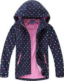 img 4 attached to 🧥 Waterproof Winter Fleece Jackets Raincoat for Boys' Clothing by Jackets & Coats