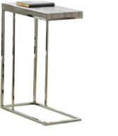 steve silver company lucia chairside end table, 10x18x25, grey - stylish and functional furniture piece logo