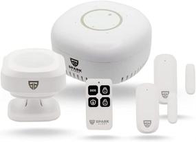 img 4 attached to 🚨 Spark Plus Alert Security Kit - 5 Piece Wireless Home Security System with Optional 24/7 Professional Monitoring - No Contract - Alexa Built-in Hub